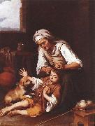 MURILLO, Bartolome Esteban The Toilette sg oil on canvas